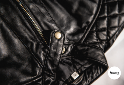 The Black Jackpot Leather Jacket - The Monroe Store - PK